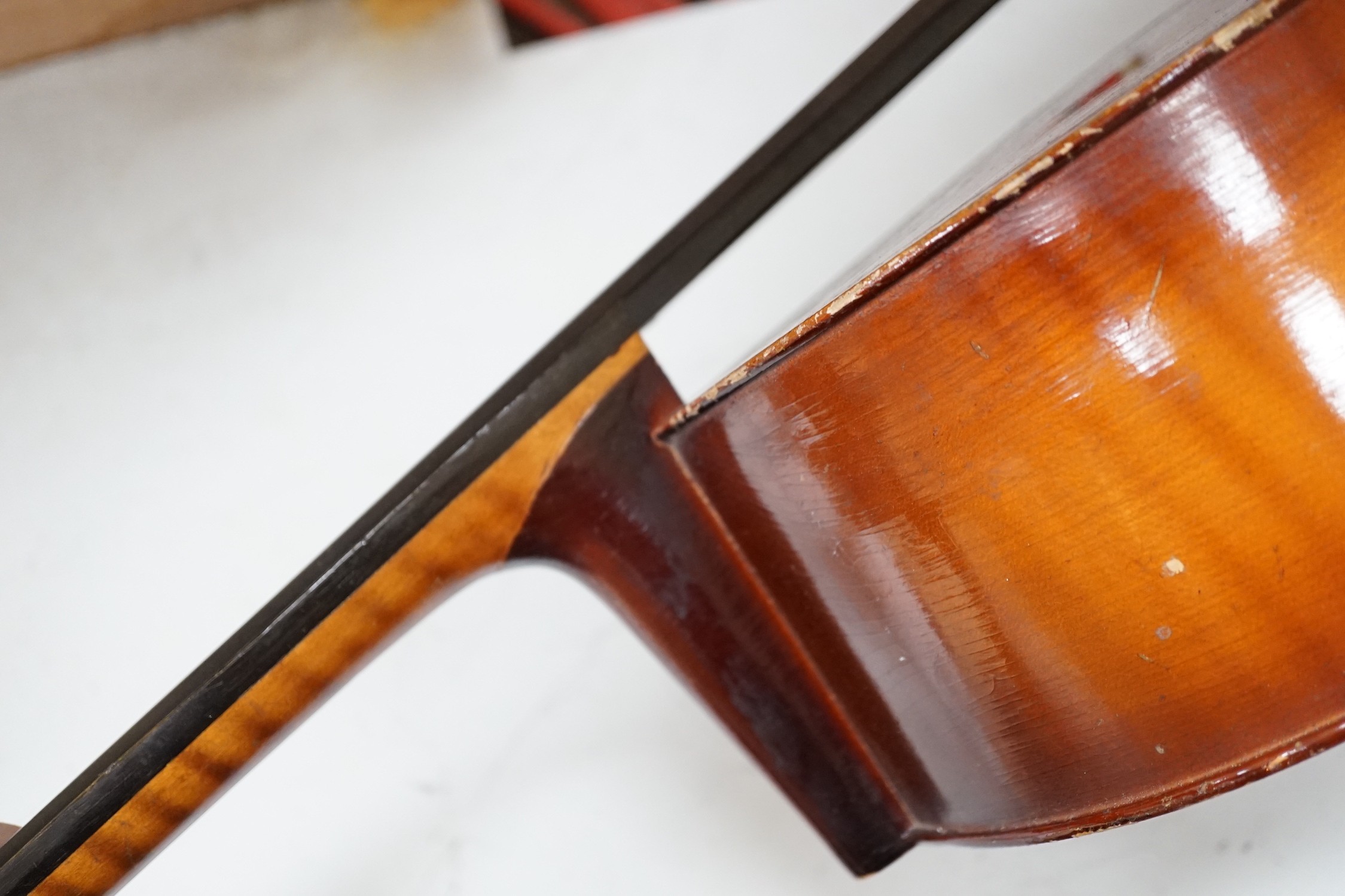 A 3/4 size cello